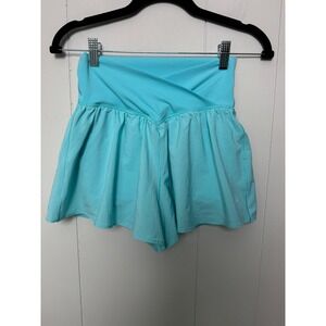 OFFLINE by Aerie Real Me Crossover Skort Aqua Blue Athletic Skirt Shorts Size S